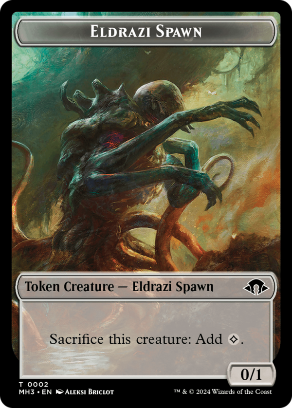 Eldrazi Spawn    Copy Double-Sided Token [Modern Horizons 3 Tokens] Online Sale
