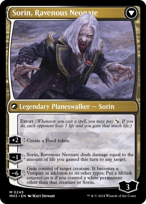 Sorin of House Markov [Modern Horizons 3 Prerelease Promos] For Discount - Image 2